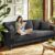 83" Teddy Cloud Sofa – Ultra-Soft Boucle Loveseat with 2 Pillows, Tool-Free Assembly, Sturdy Wood Frame, Modern Grey Couch for Living Room & Apartment