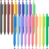 Drawdart 20-Color Gel Pen Set - 0.7mm Quick-Dry Retractable Fine Point Pens for Journaling, Drawing, & Note Taking
