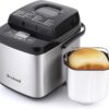 Briskind 19-in-1 Compact Bread Maker Machine – 1.5 lb Small Breadmaker with Handle, Gluten-Free, Dough & Yogurt Menus, 3 Crust Colors, 15H Delay Timer & Automatic Keep Warm