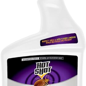 Hot Shot Bed Bug Killer Spray with Egg Kill, 32oz - Ready-to-Use Indoor Insecticide for Bed Bugs, Fleas, and Dust Mites