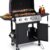 HUGROVE 4-Burner Propane Gas Grill – 40,000 BTU Stainless Steel BBQ with Foldable Side Shelves, Precision Thermometer, and Easy-Clean Grease Tray