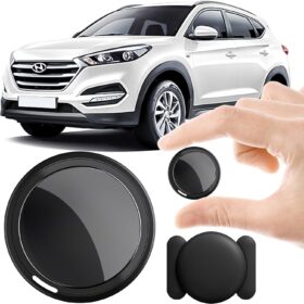 Mini Magnetic GPS Tracker for Vehicles - No Monthly Fee Real-Time Tracking Device for Cars, Kids, Pets & Valuables - Waterproof Hidden Case with Long Battery