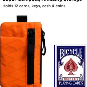 ALPAKA Zip Pouch Pro - RFID Blocking Minimalist Wallet with Multi-Tool Slot for Men