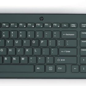 HP 150 Wired Keyboard | Full-Size USB Keyboard with Numeric Keypad | Silent Chiclet Keys, Ergonomic Design, & LED Indicators (664R5AA, Black)