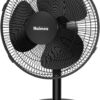 Holmes 12-Inch Oscillating Table Fan with 3 Speeds & 75° Oscillation – Ultra-Quiet Bedroom and Office Desk Fan