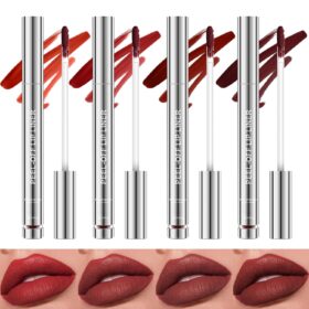 4-Piece Peel-Off Lip Liner Set – Long-Lasting, Waterproof, Smudge-Proof Matte Lip Stain (24H Wear)