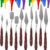 CUALORK 10-Piece Stainless Steel Palette Knife Set – Flexible Artist Painting Spatulas for Oil, Acrylic, & Canvas Art