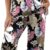 PrinStory Women's Pajama Set - Short Sleeve Capri Pants Sleepwear with Pockets - Soft & Breathable Loungewear
