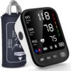 Automatic Upper Arm Blood Pressure Monitor with Large 4.5inch Backlit Screen and Adjustable Cuff (9-17 inches) - Advanced Arrhythmia and Hypertension Detector, 2x199 Memory for 2 Users