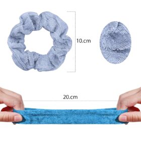 75-Piece Premium Velvet Scrunchies Set – Soft, No-Damage Hair Ties in 15 Colors – Bulk Hair Accessories for Women & Girls