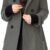 Tanming Women's Wool Blend Pea Coat with Hood - Double-Breasted Warm Trench Jacket