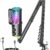 Gaming USB Microphone with Boom Arm, RGB Condenser PC Mic with Noise Cancellation, Mute Button & Pop Filter for Streaming, Podcasting, PS4/PS5 & Discord