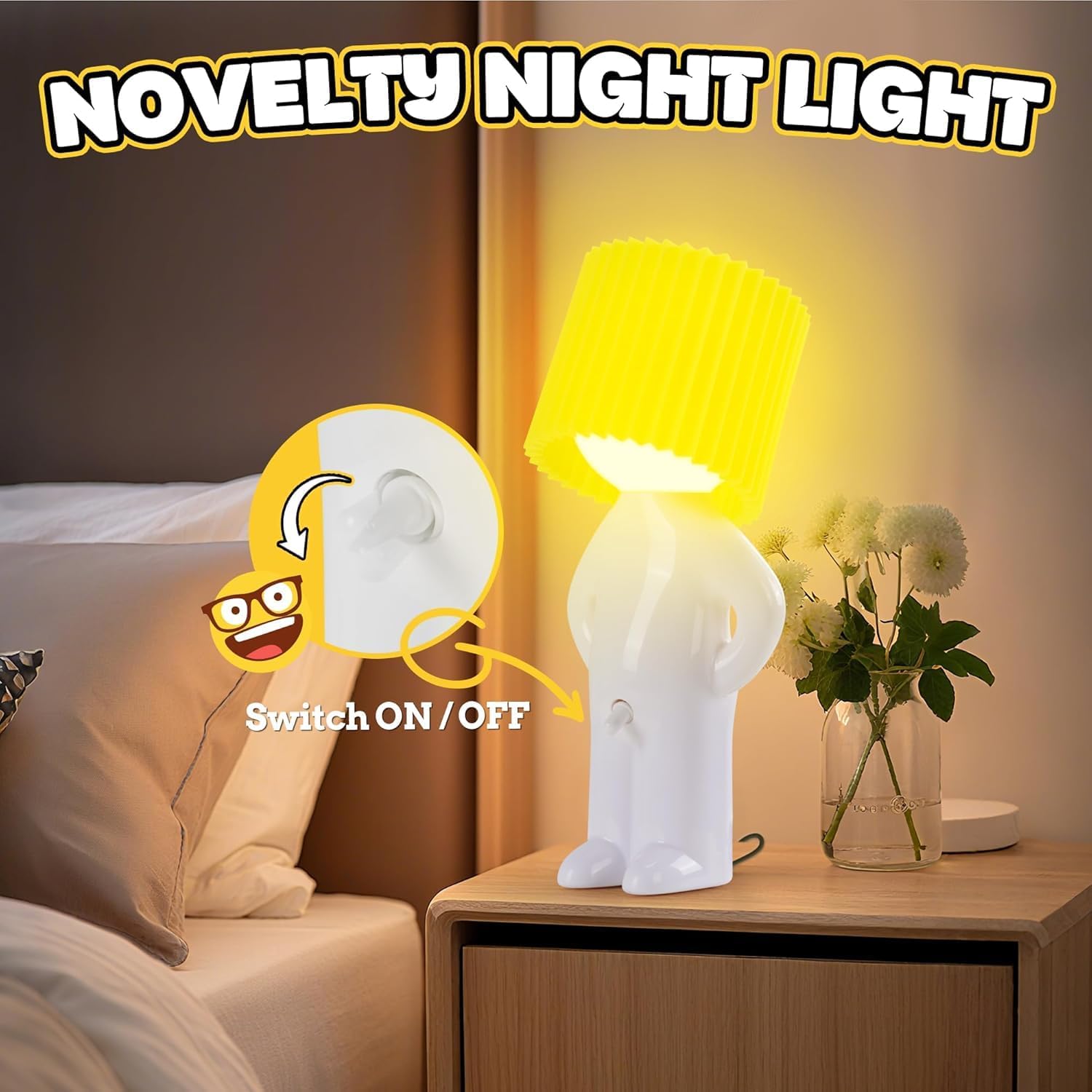 OMG That Wiener Switch! Hilarious Night Light – Funny Gag Gift for White Elephant, Valentine's Day, Men & Women