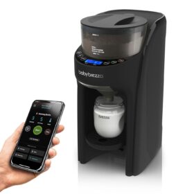 Baby Brezza Formula Pro Advanced WiFi Formula Dispenser – Smart, App-Controlled Powder Mixer for Perfect Warm Bottles (Black)
