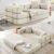 HANXIN 78-Inch Convertible Sleeper Sofa Bed – Folding Corduroy Futon Couch with Fixed-Shape Frame, No Assembly Required (Beige)