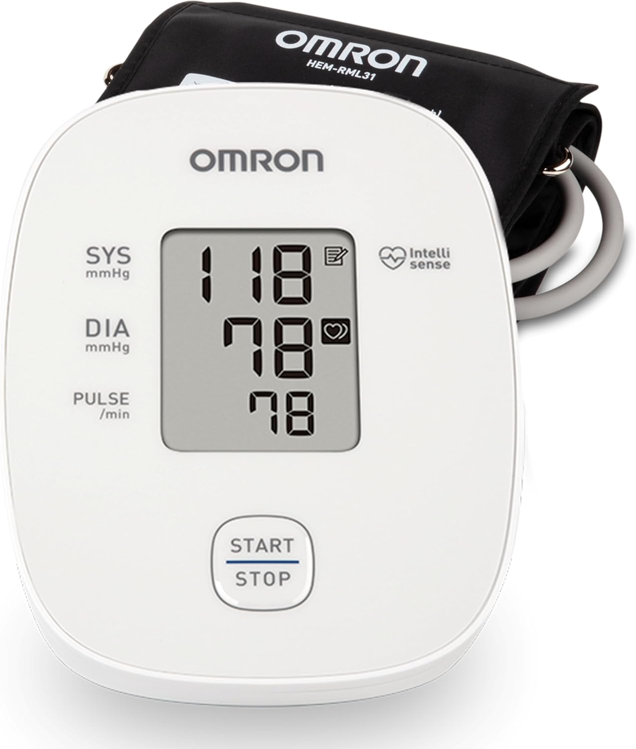 OMRON Iron Series Upper Arm Blood Pressure Monitor - Clinically Validated Accuracy with Irregular Heartbeat Detection