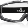 NoCry Over Glasses Safety Goggles – ANSI Z87.1 Certified, Anti-Fog & Scratch Resistant Eye Protection – Adjustable Strap & UV380 Panoramic Lens for Lab, Work, & DIY