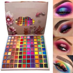 BONNIE CHOICE 99 Colors Eyeshadow Palette - Professional Matte, Shimmer & Glitter Makeup Kit with Rich Pigments, Waterproof Long-Lasting Formula, Ideal Rainbow Palette for Beginners & Pros
