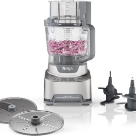 Ninja Professional XL Food Processor, 1200 Peak Watts, 4-in-1 Vegetable Chopper, Slicer & Dough Mixer, 12-Cup Bowl with Auto-iQ (NF701)