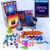 Super Action Stuff GAME ON Arcade: 1/12 Scale Action Figure Accessory Set with LED Machine (Cats with Knives Edition)
