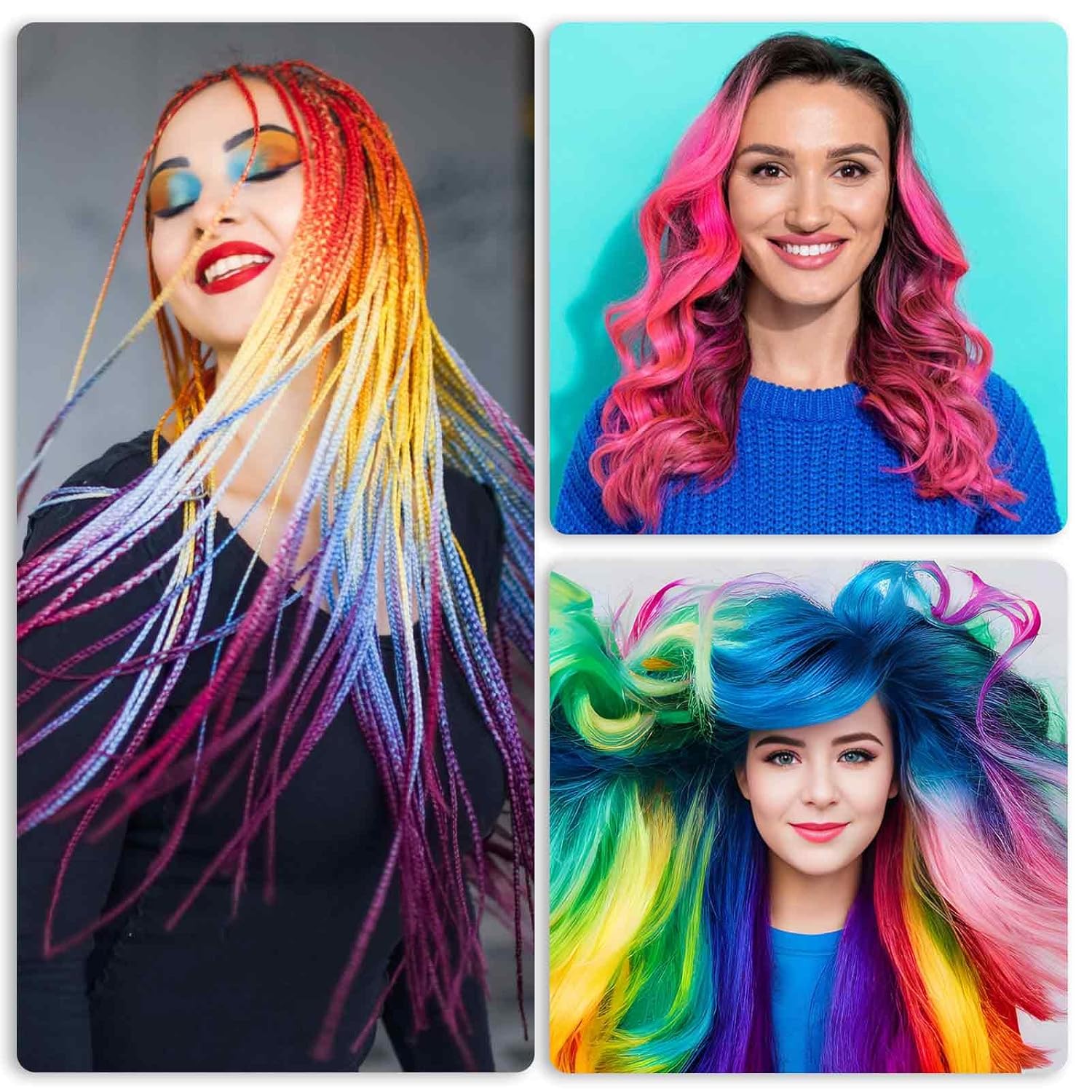 Professional Hair Dye Brush Set - 2 Piece Tinting Comb & Coloring Applicator Kit for Salon, Home DIY, Hair Tinting