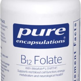 Pure Encapsulations B12 Folate (Metafolin) | 60 Capsules | Activated B-Complex for Energy Metabolism, Nervous System & Cognitive Health* | Hypoallergenic