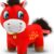 KESOCORAY 2026 Year of the Horse Plush Doll - Chinese New Year Red Envelope Ornament, Lucky Zodiac Mascot for Home, Office, Car & Tabletop Decor