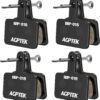 AGPTEK Mountain Bike Disc Brake Pads – High-Performance Low-Noise Semi-Metallic & Resin Replacement with Springs – Compatible with Shimano, Tektro, TRP