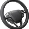 Premium Microfiber Leather Steering Wheel Cover – Anti-Slip, Sweat-Absorbent & Universal Fit (14.5-15 Inch) – Restore Your Car Interior