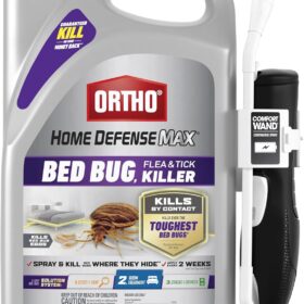 Ortho Home Defense Max Bed Bug Killer with Comfort Wand – 1 Gallon Flea & Tick Spray, Kills Eggs & Resistant Bugs