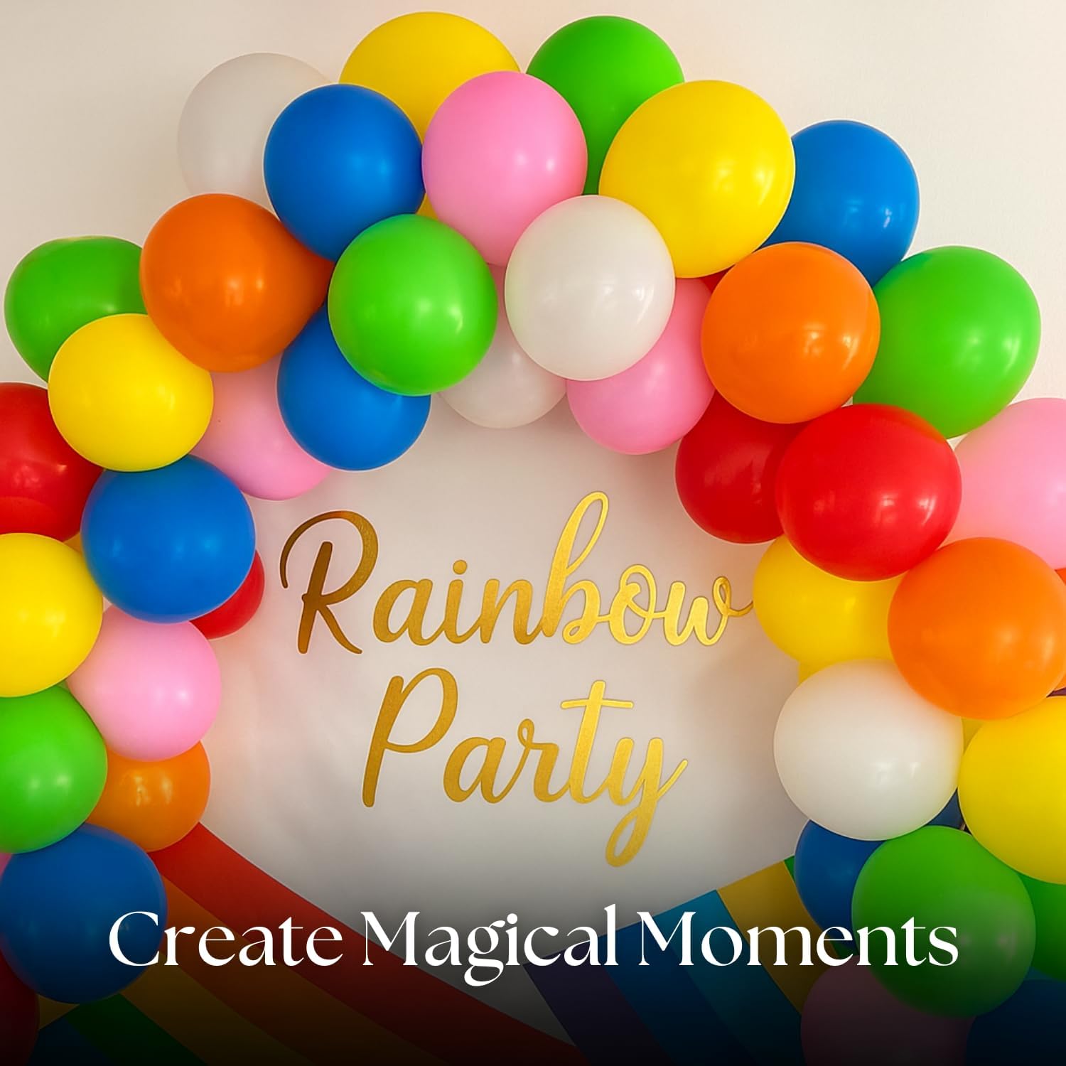 Monty 1000-Pack Assorted Latex Balloons – 7 Inch Rainbow Party Decorations for Weddings, Birthdays, Baby Showers & Events