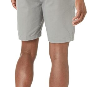 Dockers Men's Perfect Short Classic Fit 8 Inch - Flat Front, Sea Cliff