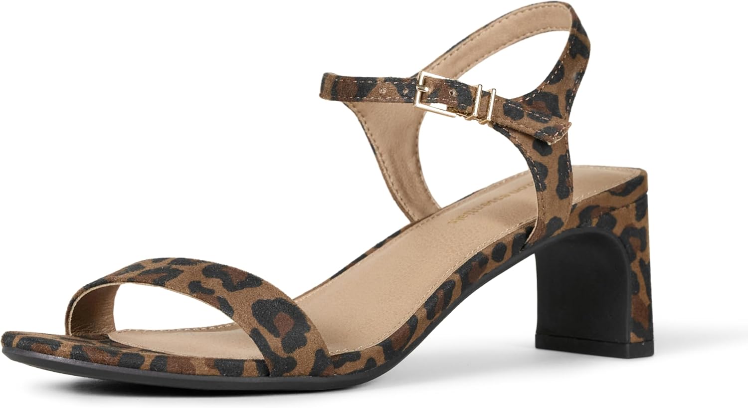 Amazon Essentials Women's Ankle Strap Low Heel Sandal – Comfortable & Versatile