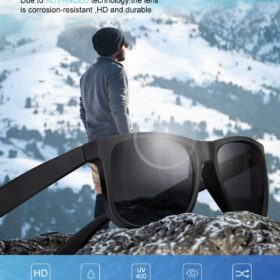 KALIYADI Polarized Sunglasses for Men & Women – Classic Matte Black Frame, UV400 Protection, 3-Pack Value Set