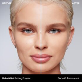 Morphe Jumbo Bake & Set Translucent Setting Powder – 0.62 oz Talc-Free Loose Powder for 24HR Shine Control & Blurring Finish