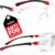 NoCry Premium ANSI Z87.1 Certified Safety Glasses – Clear Anti-Fog, Scratch Resistant Wraparound Eyewear with UV Protection for Construction, Lab, and Shooting
