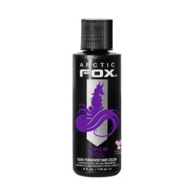 Arctic Fox Purple AF Semi-Permanent Hair Dye - 4oz Vibrant Vegan & Cruelty-Free Color, No Ammonia, Deep Purple Formula for All Hair Types