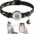 Smart Cat Collar with QR Code ID Tag – Breakaway Safety, Real-Time Scan Alerts & Glow-in-Dark Stars – No Monthly Fees (Black)