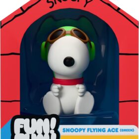 Super7 x Peanuts Snoopy Flying Ace Vinyl Figure – Amazon Exclusive Green Hat Edition – 5-Inch Retro Collectible Toy