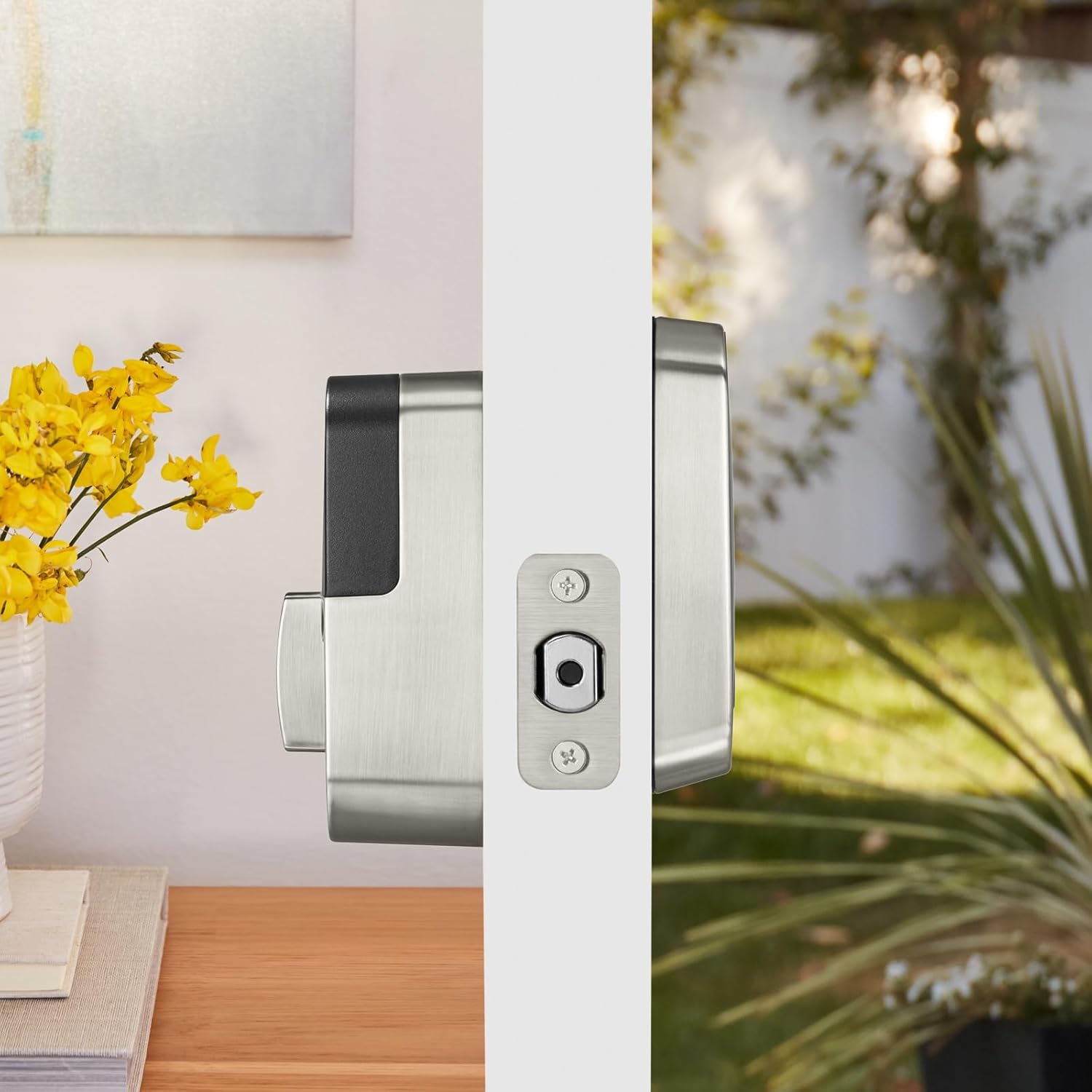 Yale Assure Lock 2 – Keyless Entry Smart Door Lock with Keypad, Auto-Lock & DoorSense™ – Satin Nickel Deadbolt (YRD420-BLE-619)