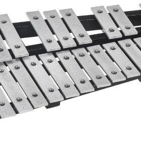 VEVOR Professional 32-Note Glockenspiel Xylophone Bell Kit with Carrying Bag, Mallets, and Drum Sticks – Portable Percussion Instrument for Band, School & Practice