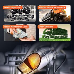 ANCEL HD3400 Pro Heavy Duty Truck Scanner | OBD2 Diagnostic Tool with DPF Regen, Lifetime Free Updates, Compatible with Cummins, Detroit, Caterpillar & Paccar Engines