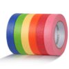 COSIMIXO 6-Pack Colored Masking Tape – 0.94” x 60 Yards Washi Paper Craft Tape for Teachers, Art, Kids & Labeling (Assorted Rainbow Colors)