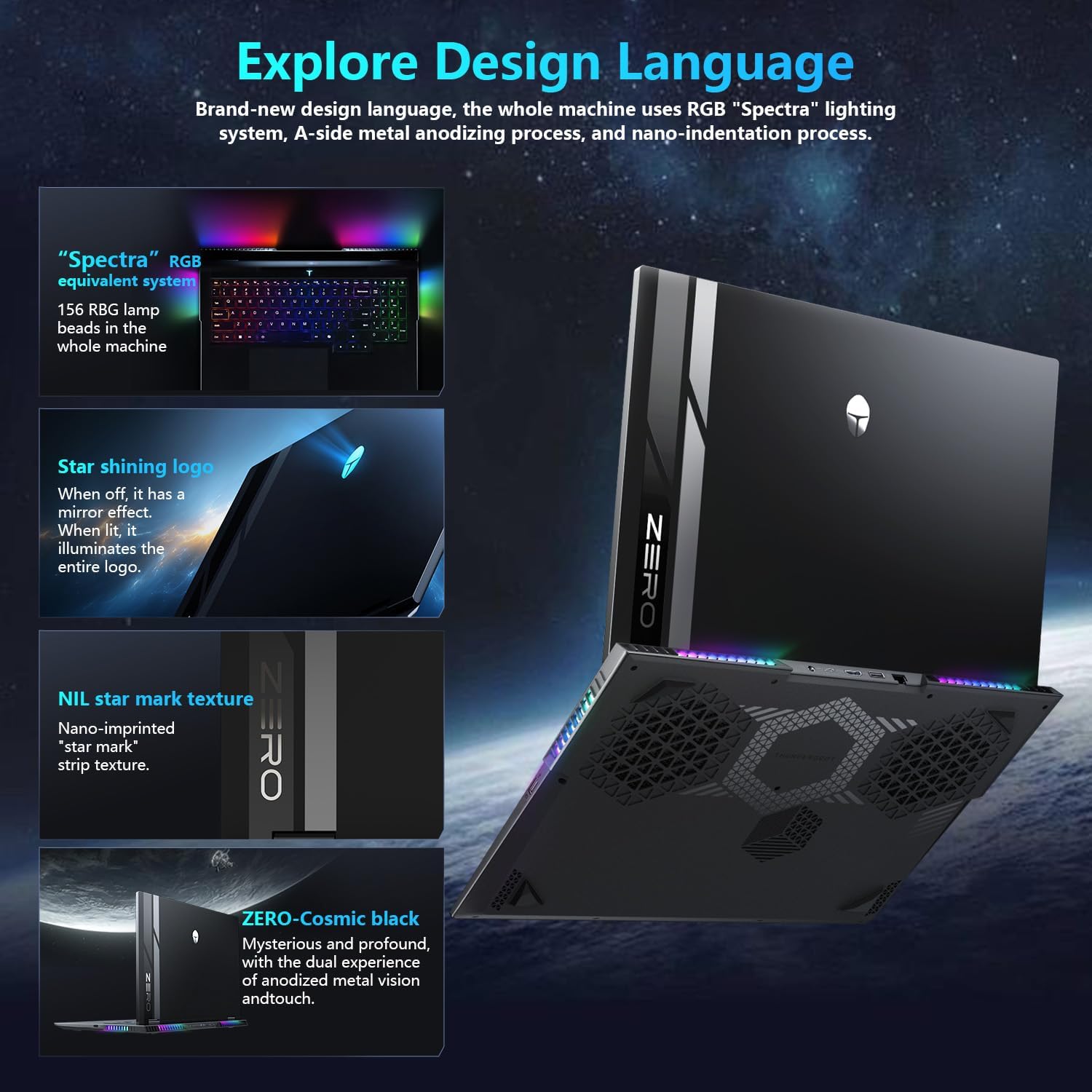 Thunderobot Zero 16 Pro 16” QHD+ 360Hz Gaming Laptop (Intel Core Ultra 9 275HX, NVIDIA RTX 5080, 32GB DDR5, 1TB SSD, RGB Keyboard, Windows 11)