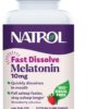 Natrol Melatonin 10mg Fast Dissolve Tablets - Sleep Aid for Adults, Strawberry Flavor, 100 Count