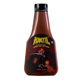 KAATIL Hot Ketchup No.9 Super | Authentic Bhoot Jolokia Ghost Pepper Sauce | Sweet & Smoky Tomato-Rich Condiment | All-Natural Dip, Drizzle, & Marinade (14oz)