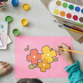 Colored Cardstock Paper 8.5 x 11 Inches – 65lb (180gsm) Bright Heavyweight Card Stock for Printing, Invitations, Crafts, and Scrapbooking (40 Sheets, 10 Assorted Colors)