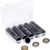 SPLF 100-Piece Coin Holder Set – 30mm Clear Capsules with 5 Sizes of EVA Foam Gaskets & Storage Box for Collectors