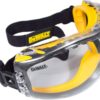 DEWALT DPG82 Concealer Clear Anti-Fog Safety Goggles – Dual Mold Design for Heavy Duty Construction & Eye Protection