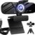 Tewiky 1080P Full HD Webcam with Microphone, Privacy Cover & Tripod – Plug & Play USB Web Camera for PC, Laptop & Desktop